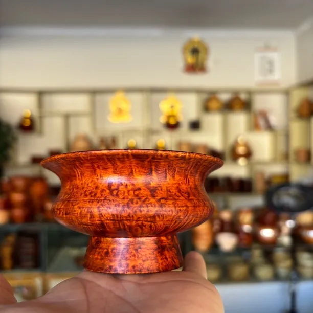 10-12口径边咱木茶碗无漆擦油纯手工全手工复古