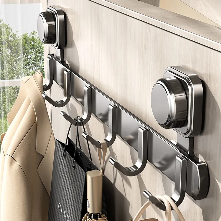 吸盘门后挂钩强力粘胶钩子免打孔强力承重置物架入户门收纳挂衣架