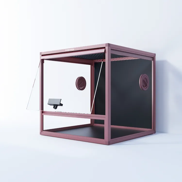 發乐宠物世界限量粉色爬宠缸饲养箱造景鬃蜥乌龟守宫生态缸透玻璃