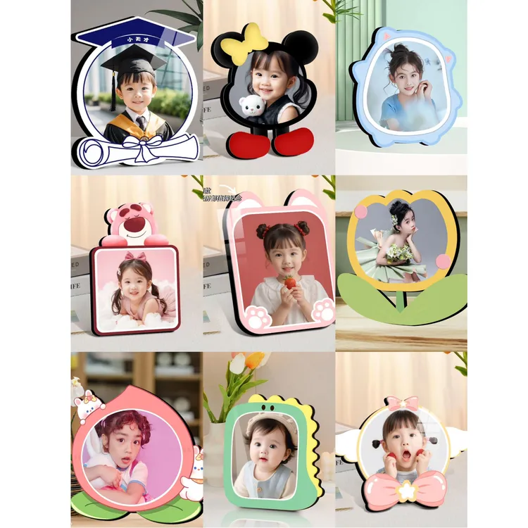 【专属福利摆台】来图定制高清相框摆台宝宝照婚纱照亲子照家居摆件