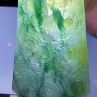 翡翠颈饰银S925镶嵌龙