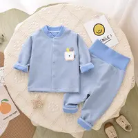 婴幼儿高腰套装秋冬保暖石墨烯宝宝打底保暖长袖加厚