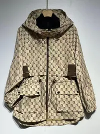 【红姐推荐】雅·连帽韩版宽松休闲短风衣