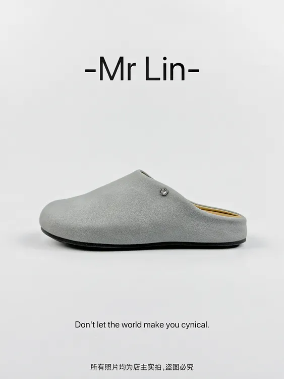 【Mr.Lin】勃肯鞋男女2025年秋冬穆勒拖鞋大码厚底休闲包头拖慵懒