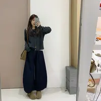 椿·予静【彩色包扣】毛衣针织衫
