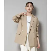 【Montendre】秋季新款 M 纽扣双排扣西装领直筒型西装休闲设计师