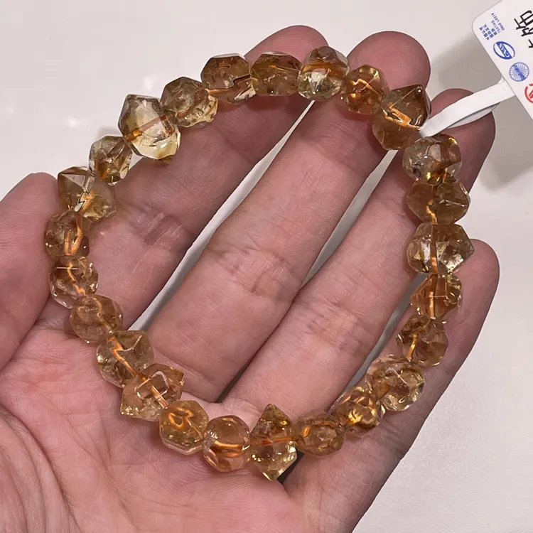 天然双尖随型黄水晶黄塔晶高净体（天然水晶默认微瑕）