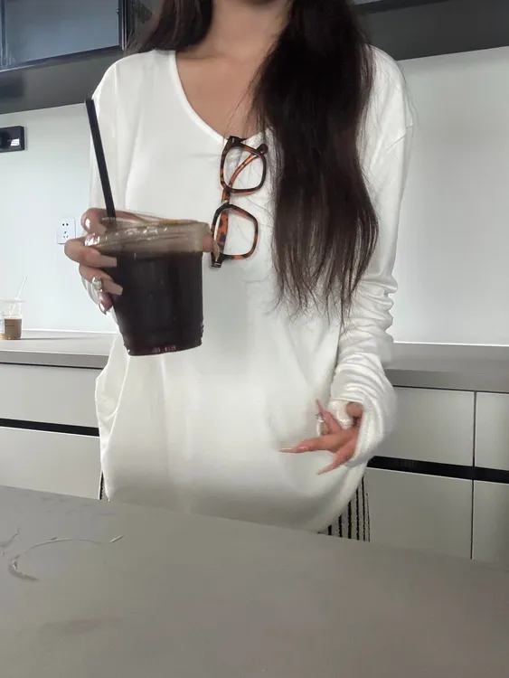 300斤可穿简约上衣长袖条纹裤女秋冬季德绒保暖韩版显瘦休闲上衣