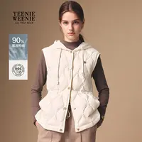 *TeenieWeenie小熊羽绒服女装25时尚无袖舒适轻薄马甲TTJD254TW3A