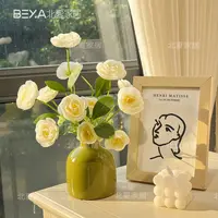 小清新泡芙露莲仿真花假花摆设花束客厅餐桌装饰品花艺摆件