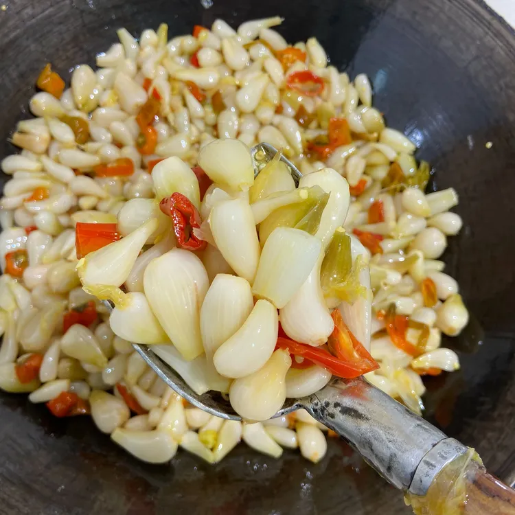 安徽特产酸辣藠头农村荷叶坛手工腌制下饭藠头顺丰包邮