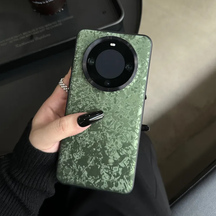 适用华为mate60/70Pro手机壳防摔贝壳纹高档超薄保护套男女新款