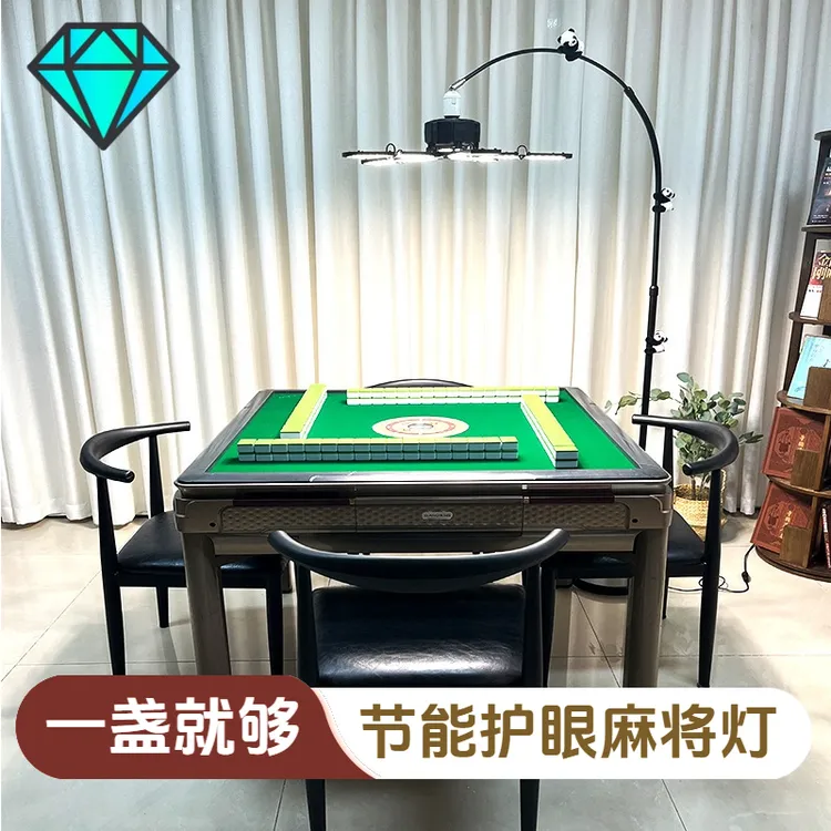 打麻将专用灯一盏就够超亮客厅灯简约创意麻雀补光护眼落地钓鱼灯