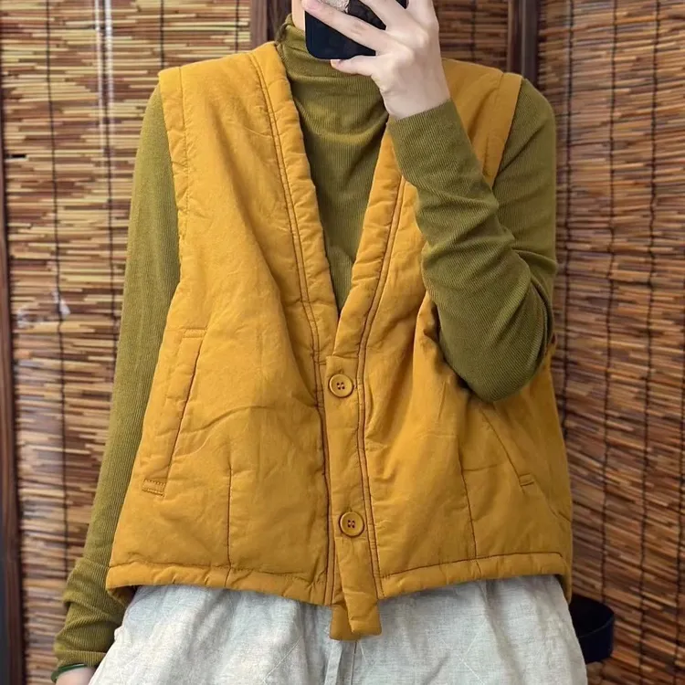 8375棉加棉休闲百搭马甲（加棉）