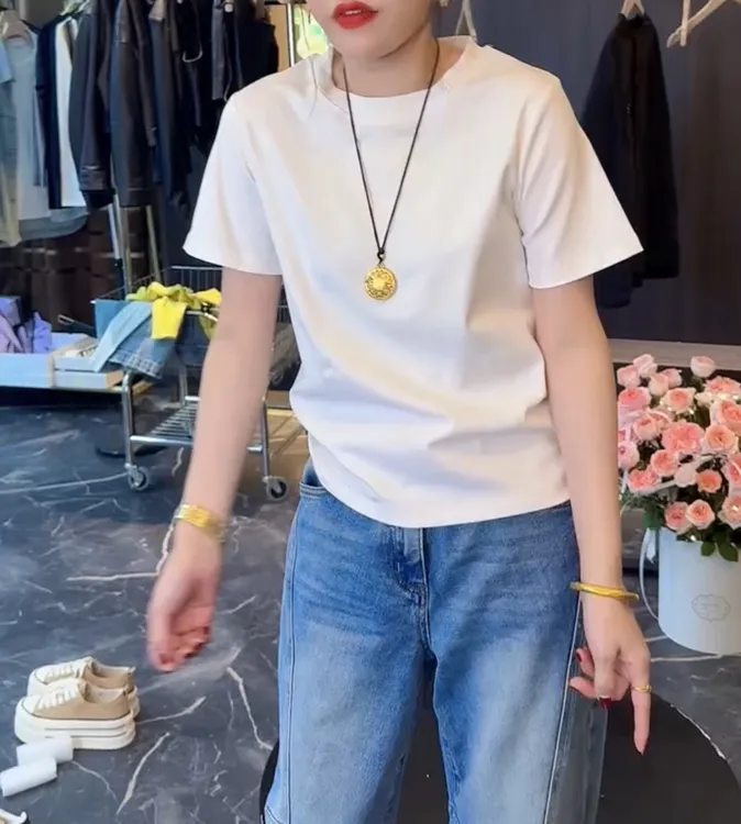 极简风净版短袖T恤【灰色微色差】