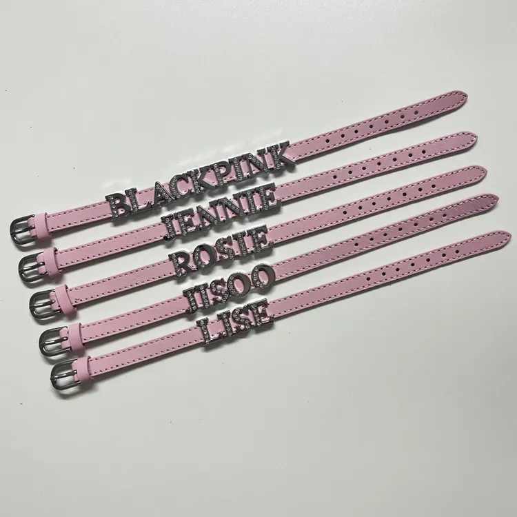 不锈钢手链 blackpink周边手链Lisa朴彩英jennie金智秀手腕首饰