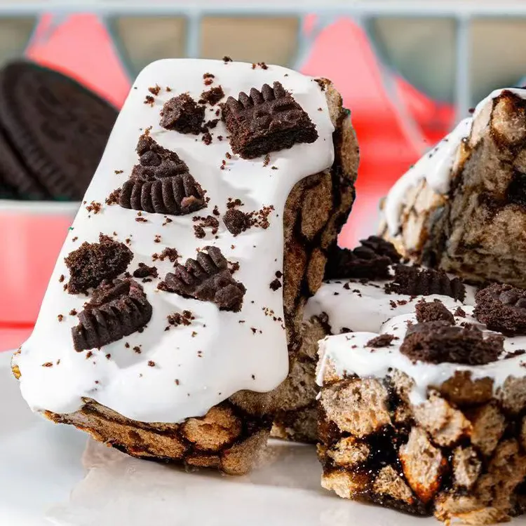 【40包】奥巧慕斯奶盖沙琪玛晚上充饥解馋零食下午茶追剧糕点零嘴