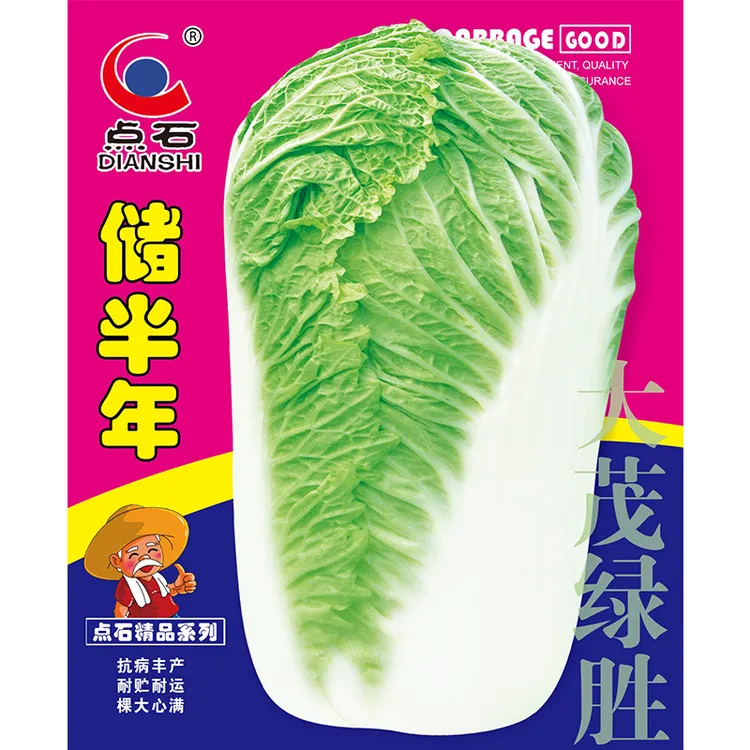 点石储半年秋季大白菜种子 （大茂绿胜）好吃耐储