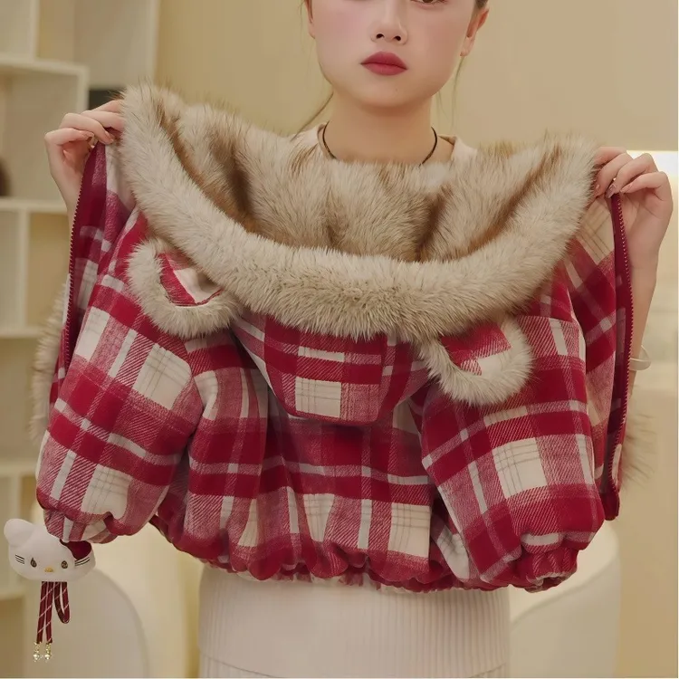 女童外套秋冬2025新款儿童洋气时髦宝宝冬季加绒加厚保暖冬装上衣