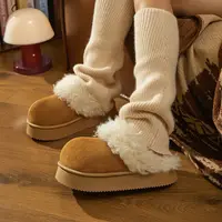 【蚂蚁之恋】保暖舒适柔软棉乳胶拖鞋毛毛鞋加绒室内外穿情侣款