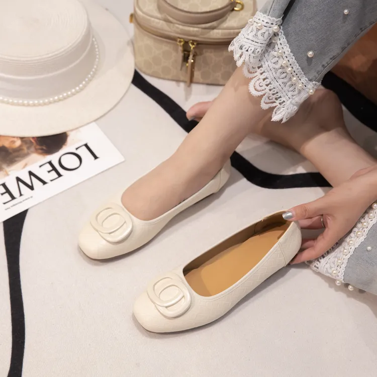 【清仓捡漏】百搭舒适真皮羊皮鞋垫软底软面小单鞋MY-6899