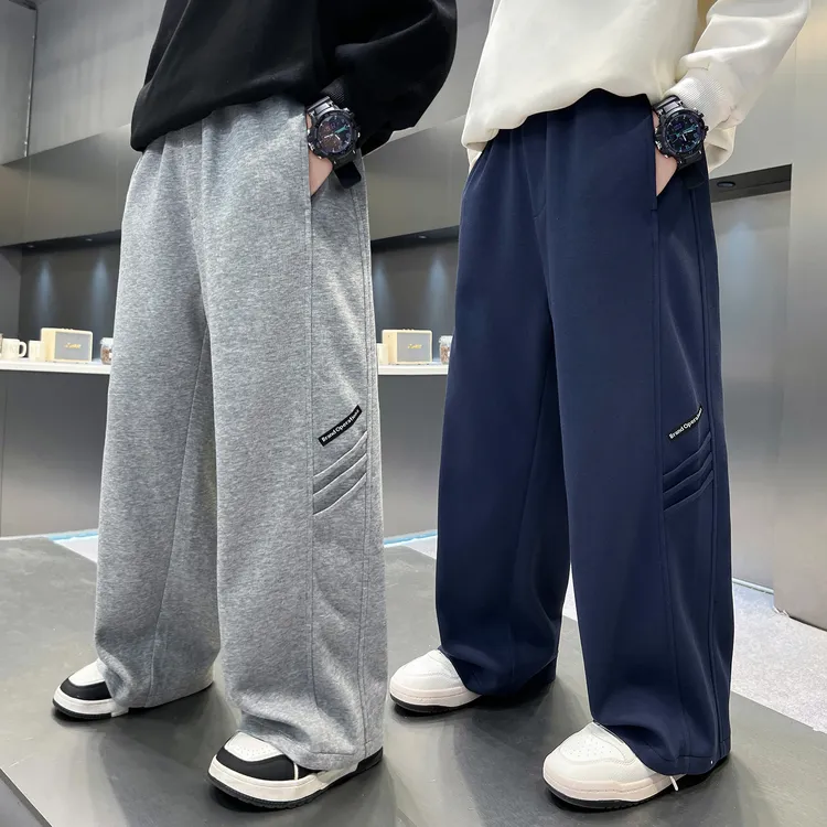 男童运动裤早秋裤子2025新款儿童秋季中大童长裤男孩款潮酷痞帅风