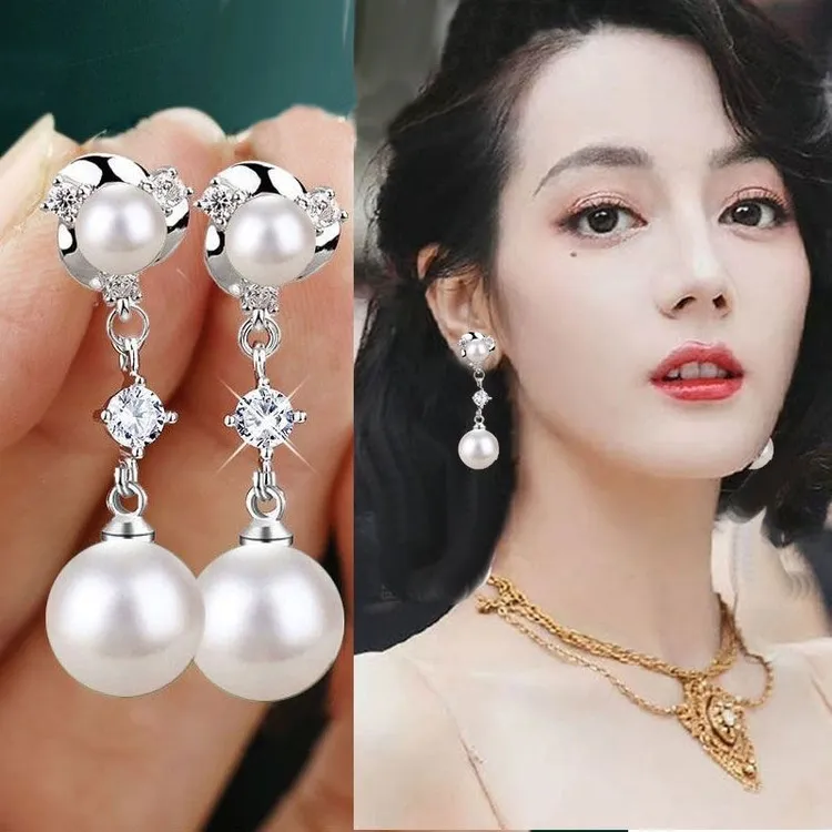 925银耳饰 搭配旗袍的耳坠轻奢高级感s925纯银耳环女气质时尚耳饰