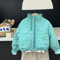 leomama【稀有配色】女童棉服冬季洋气儿童棉衣中大童夹棉外套棉袄