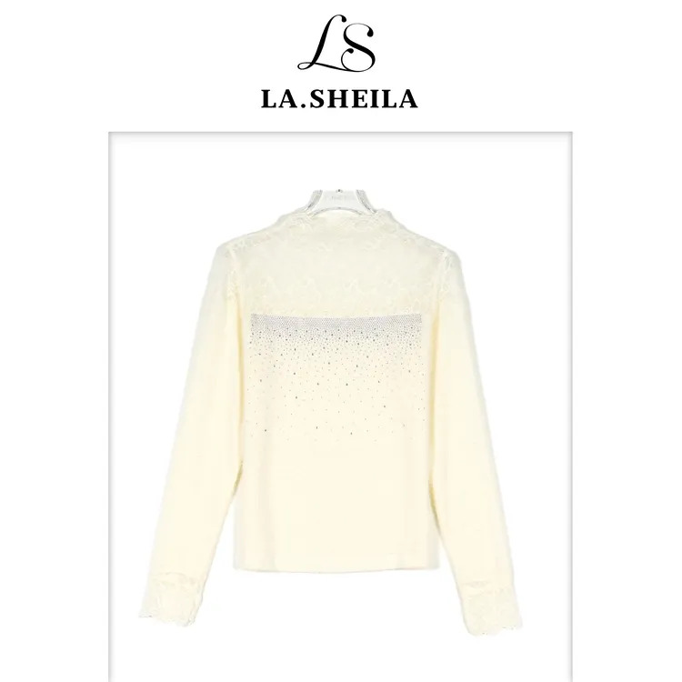 LA.Sheila 重工水钻蕾丝上衣253-SY/1013-1188