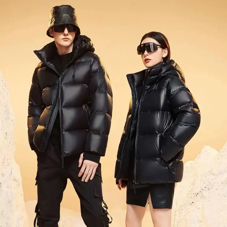 【短款】只卖真羽绒现货+运费险男女同款经典时尚高端羽绒服HJDK