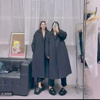 W阿薇-韩版高品质版型嘎嘎正羊毛大衣