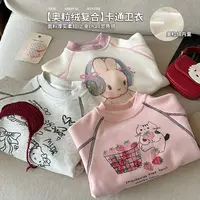 2025女童冬季新款潮流洋气时尚HS65524印花卫衣