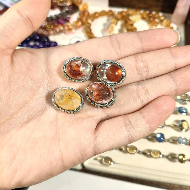 【新店开播宠粉福利冲单量】天然红胶花水晶墨盒DIY