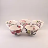 和蓝 花海11cm5入碗套装