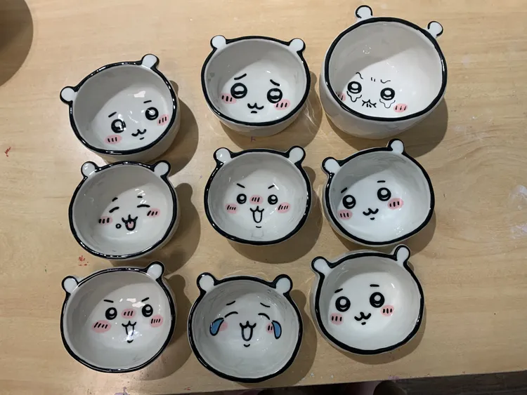 原创 定制手捏吉伊可爱小小碗