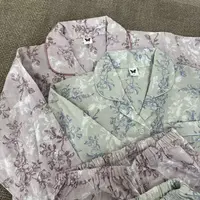 秋季常规款纯棉长袖长裤国风家居服套装睡衣25091546