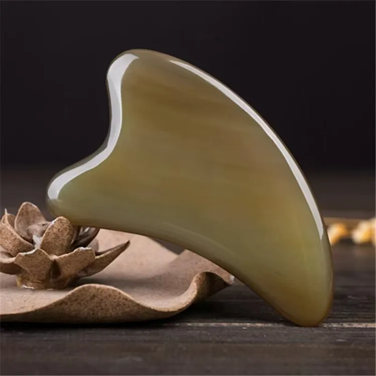 名匠。精品眼部白水牛角板通用款按摩刮疗板美容院提拉刮脸