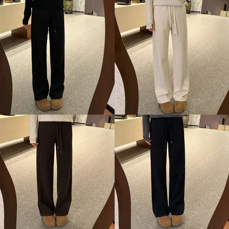 宿慕SUMU「魔芋裤」12-12醋酸绵羊毛休闲软糯显瘦垂感直筒裤2607