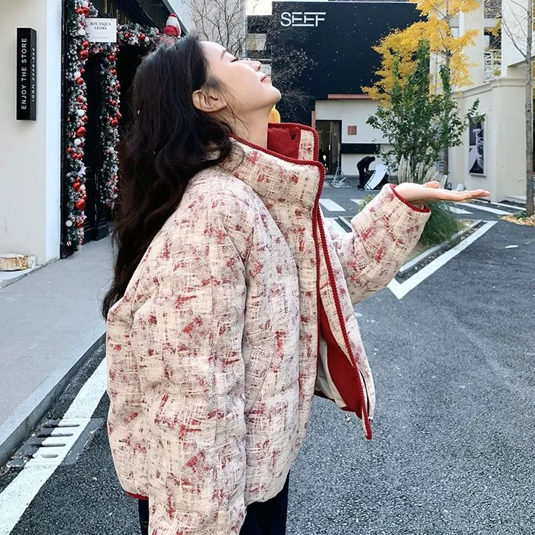 白鸭绒加厚百搭小个子短款羽绒服女冬季2025新款韩系网红保暖外套