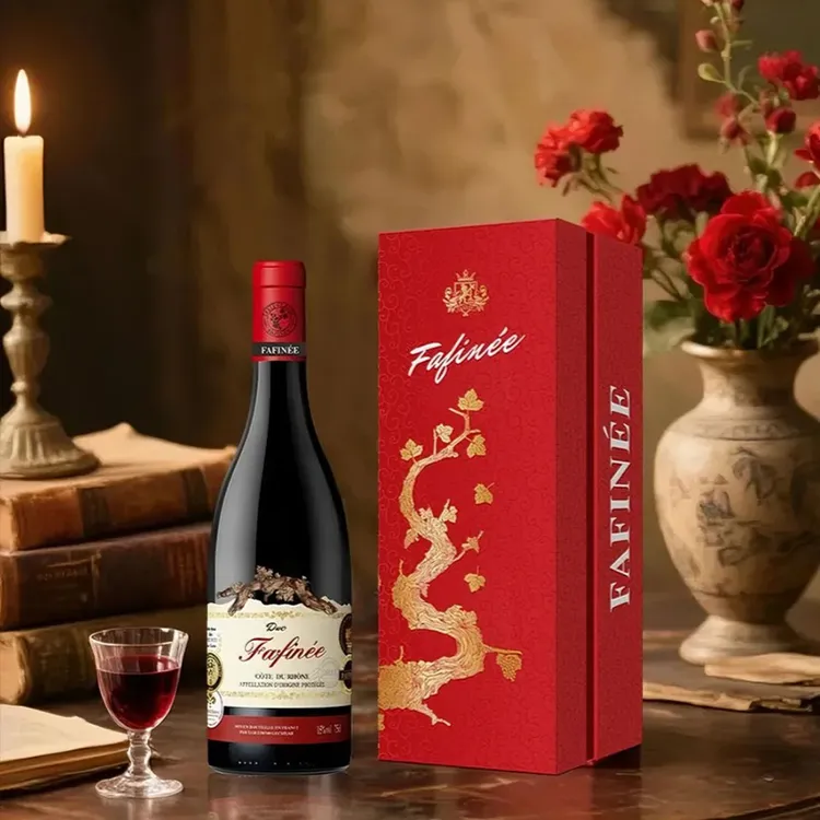 法菲妮·公爵礼盒款干红葡萄酒AOP级（大肚瓶）15度750ml*2
