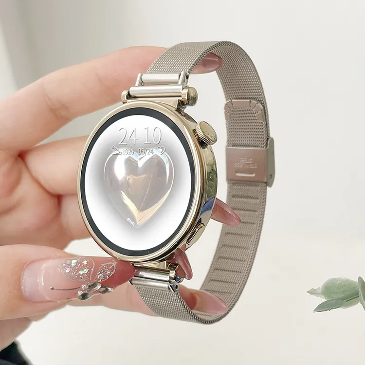 适用华为gt4表带金属watchgt3 watch4手表带女款夏天女表带41mm