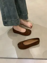 升级版~浅口平底分趾鞋芭蕾单鞋女猪蹄鞋9866/B12