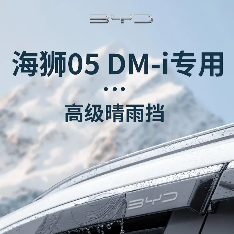 适用于比亚迪海狮05DMi汽车用品配件晴雨挡雨板车窗雨眉防雨遮雨