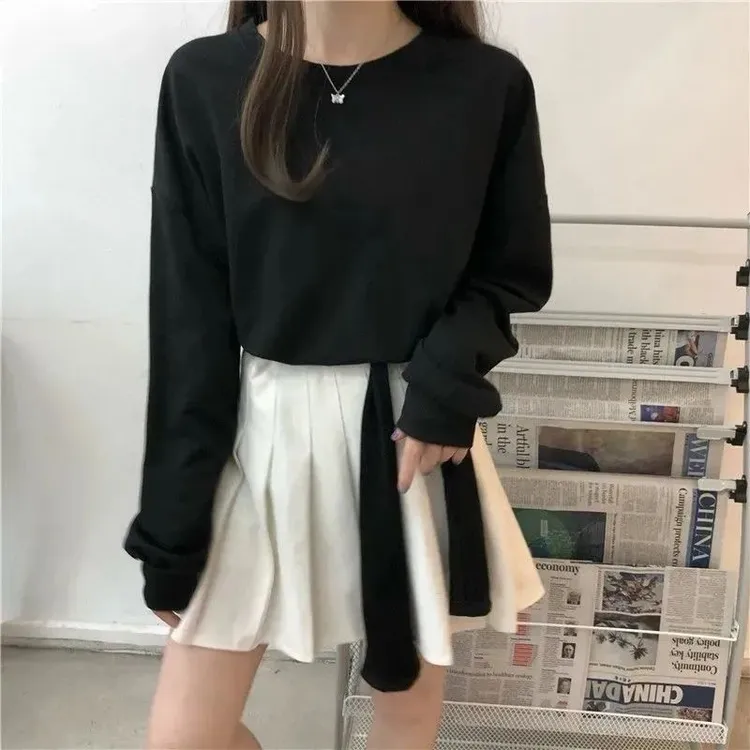 卫衣春秋季女韩版宽松2020新款短款ins百搭洋气时尚女生长袖上衣