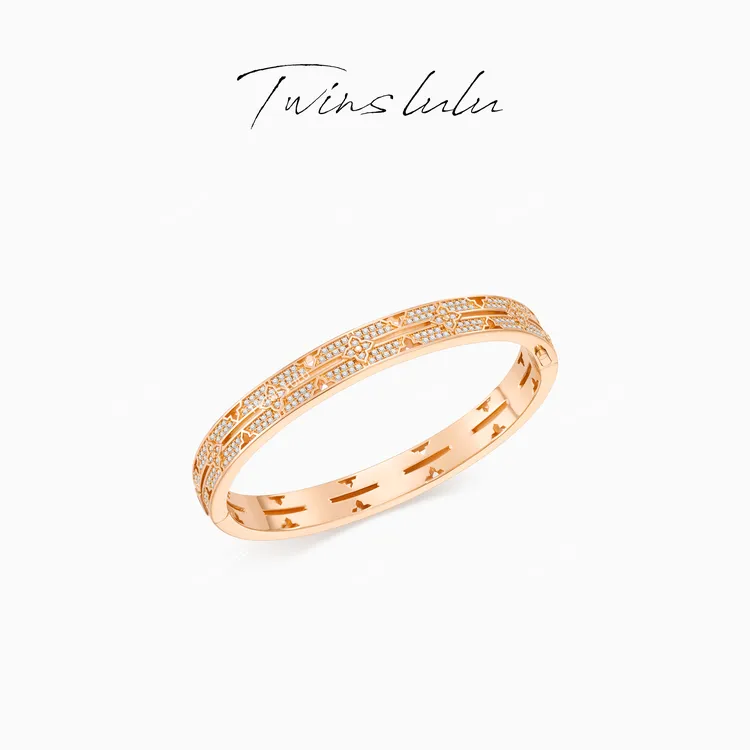TWINS LULU 双十二2025年新款时尚经典百搭四叶手镯TSS7922