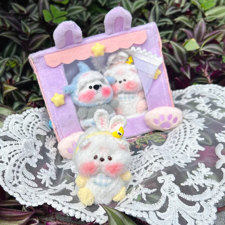 【喃啵兔浮浮】钩织棒针手作玩偶摆件挂件礼品治愈礼物
