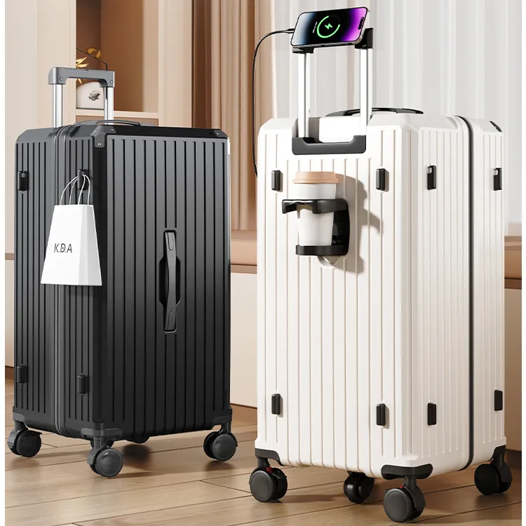 甄选行李箱2025新款拉杆旅行箱大容量女高档密码箱皮箱32寸托运箱