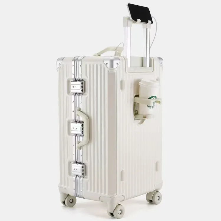 多功能大容量行李箱男女款拉杆箱37开密码箱结实旅行箱20寸登机箱