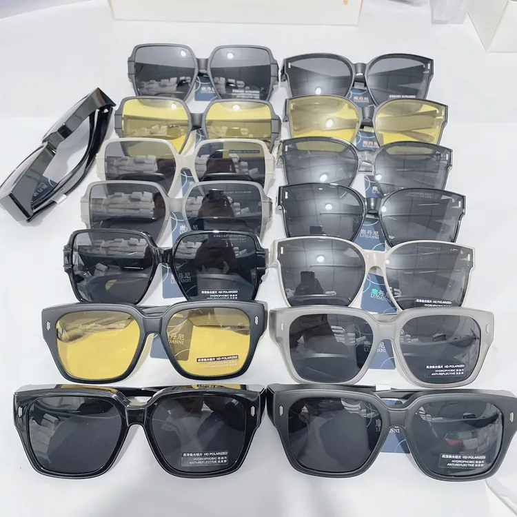 新款厚边套镜偏光太阳镜夜视套镜遮阳墨镜眼镜防紫外线偏光镜复古