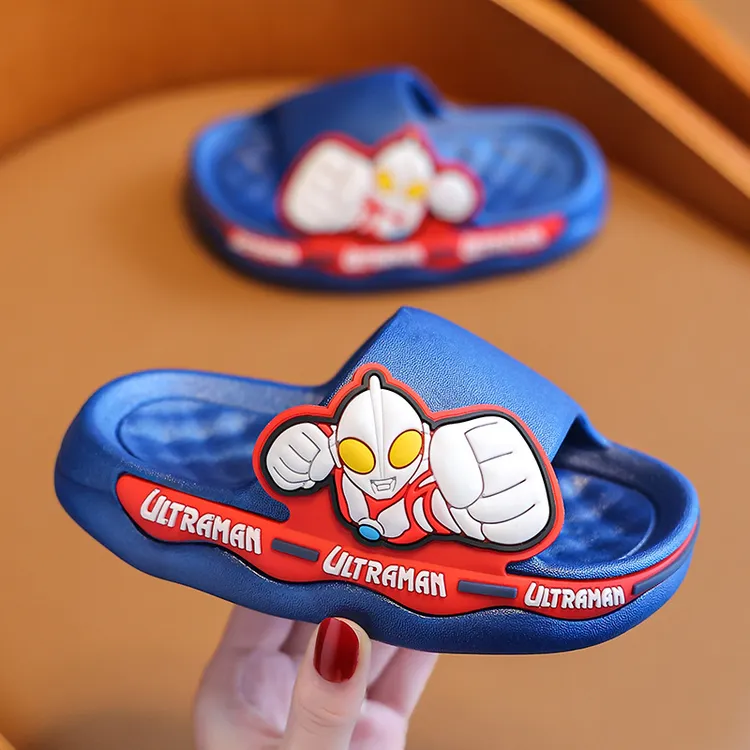 儿童凉夏季男童卡通室内居家防滑洗澡大中小童宝宝拖鞋软底浴室